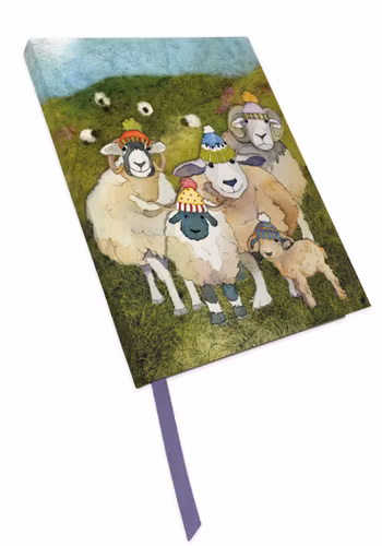 Happy Sheep Bound Notebook (ANTECKNINGSBOK)