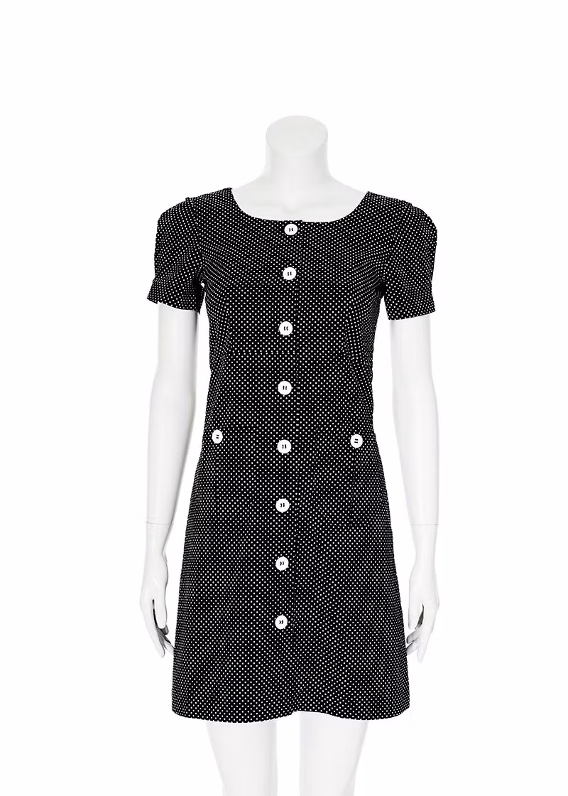 Anna polka dot black
