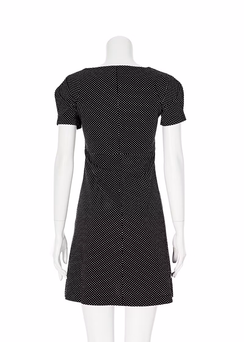 Anna polka dot black