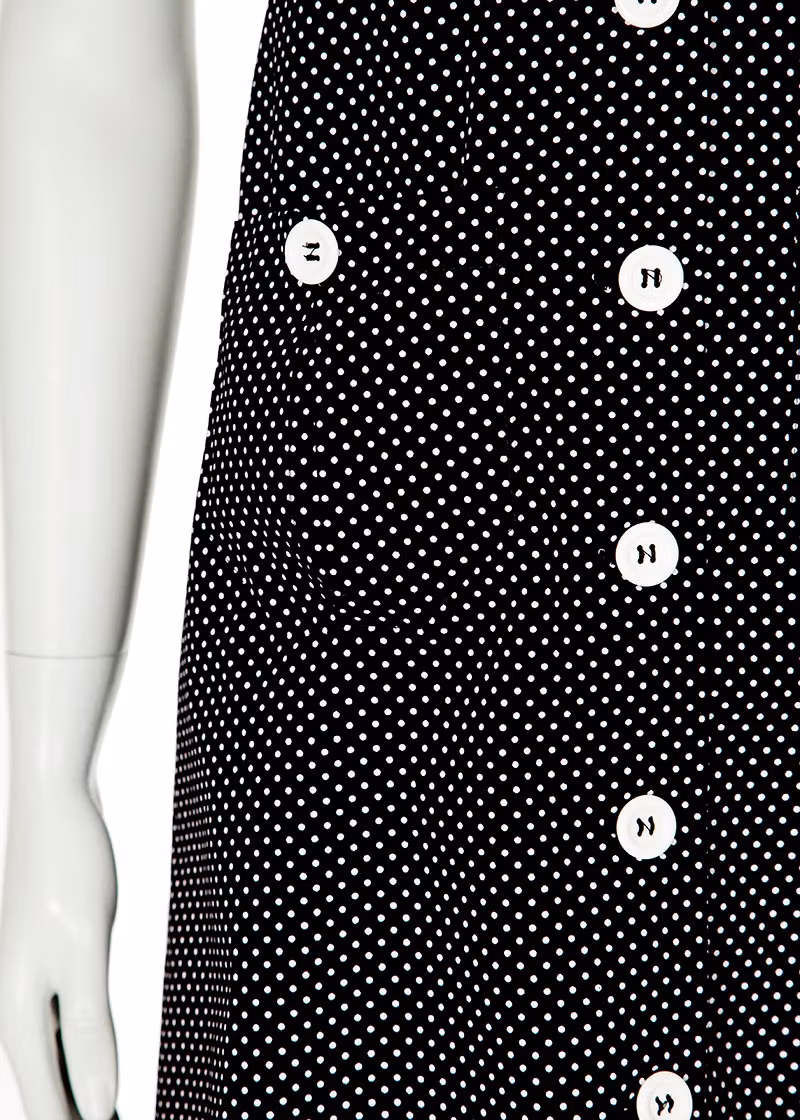 Anna polka dot black