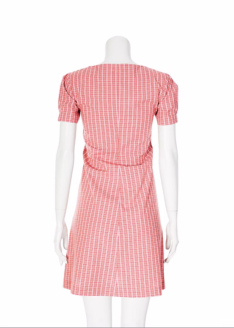 Anna chequered pink