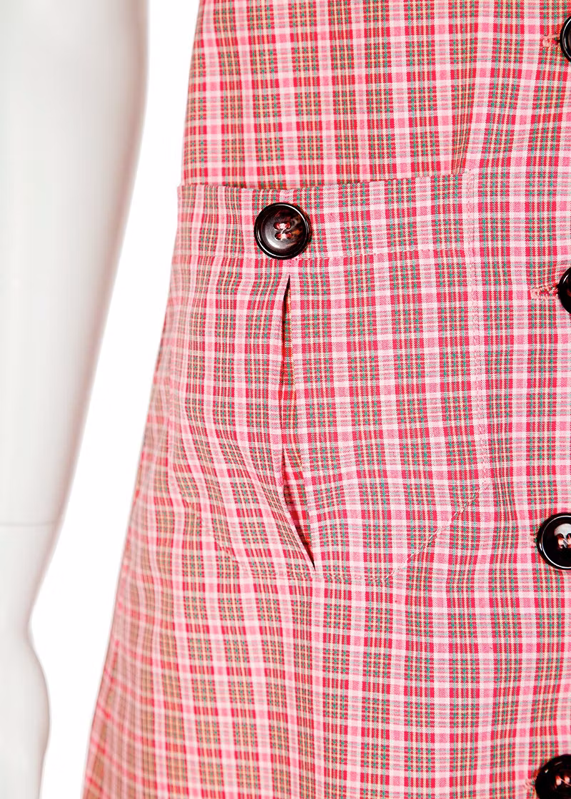 Anna chequered pink
