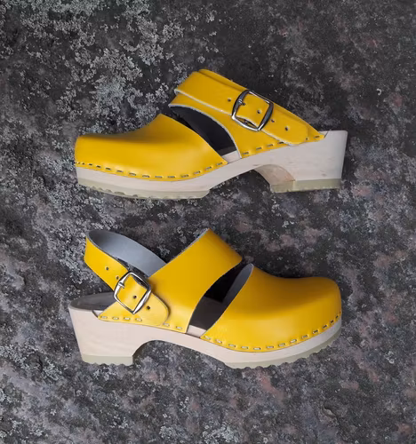 Ellen träsko Sandal Flexibel Gul