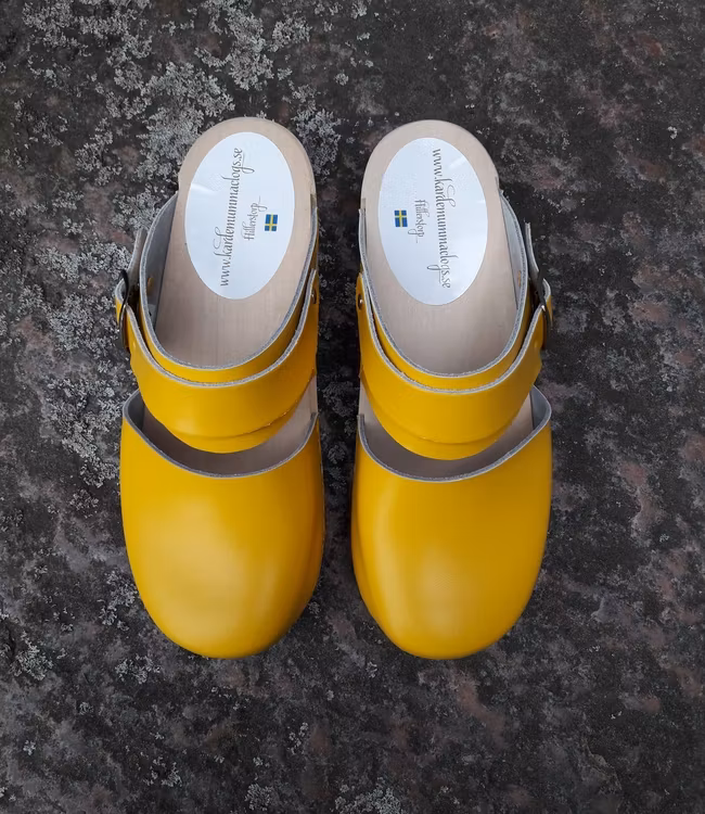 Ellen träsko Sandal Flexibel Gul