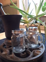 Salt & Pepparströare i glas
