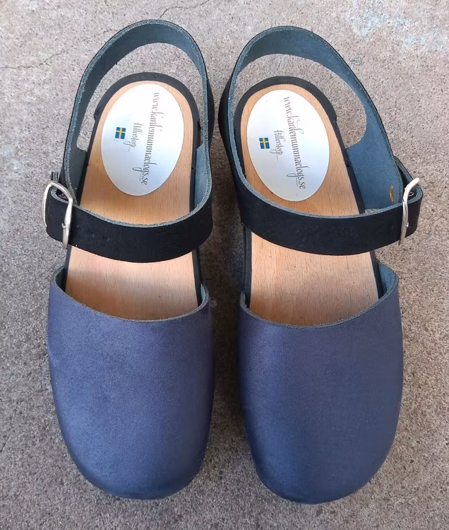 Cornelia Mjuk,  Blå & Svart 'Nubuck'