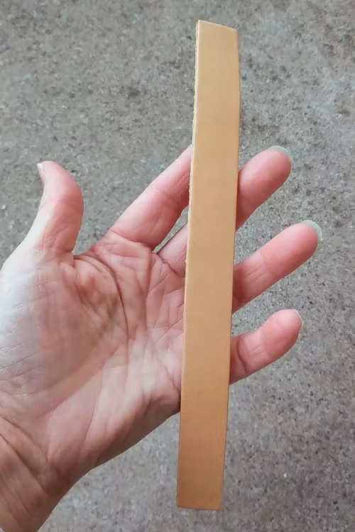 Naturläderremmar 2*22 cm till armband mm