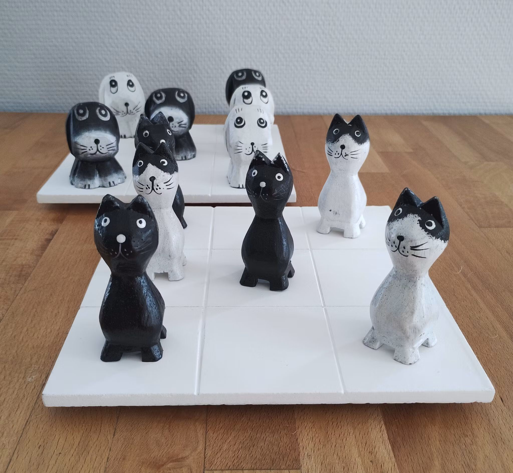 Spel, 3 i rad Hundar eller Katter