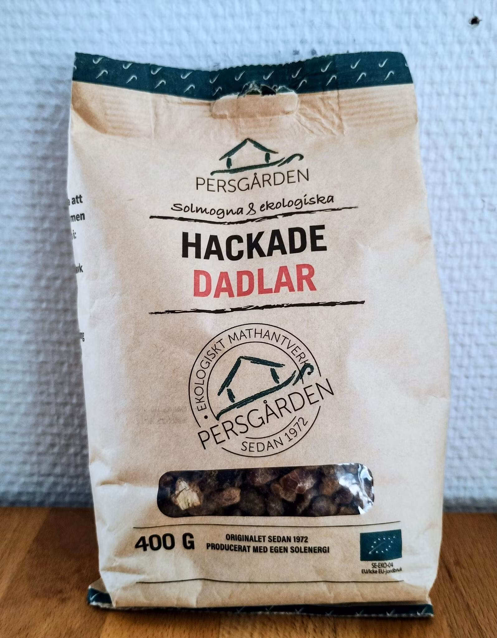 Hackade Dadlar Ekologiska