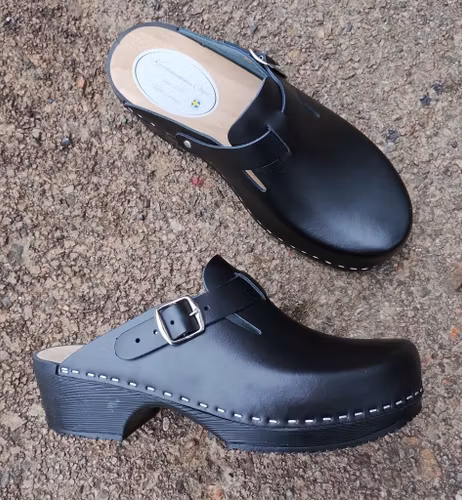 Remtoffel herr mjuk svart