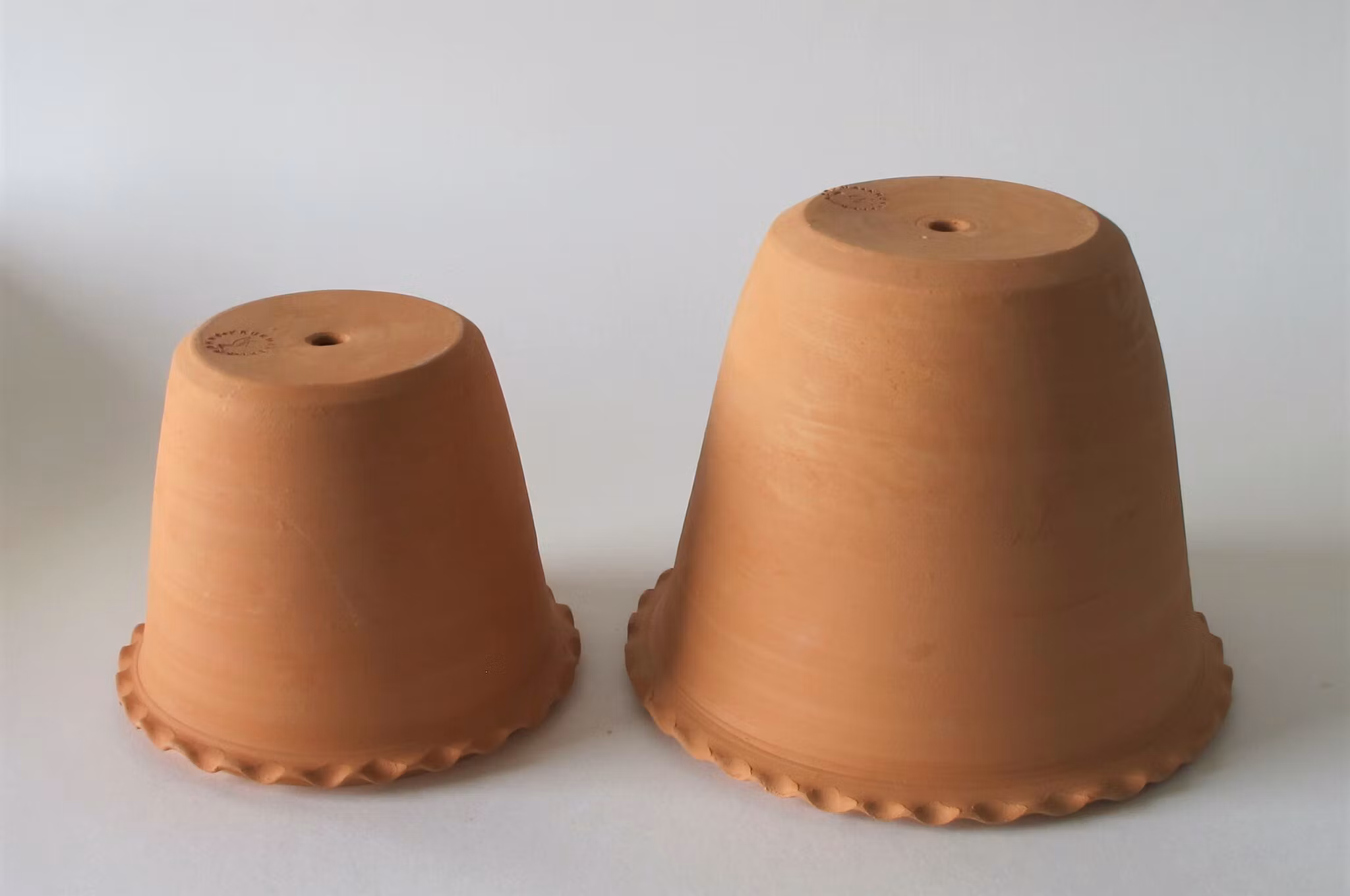 Kruskantade blomkrukor