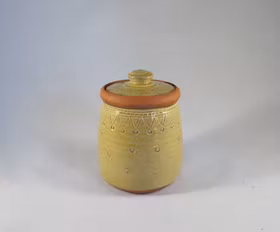 Liten gul burk