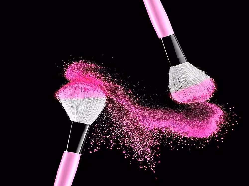 Makeupbørstesæt - Et sæt professionelle makeupbørster, 10 stk.