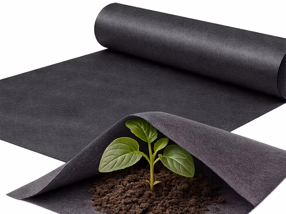 Marktäckväv 50g 1,5x10m – Ogräsduk svart | Agrotextil