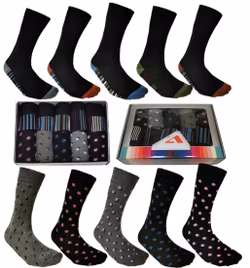 10 Par Strumpor Storlek 40-45