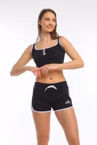 Sport Shorts Svart-vit färg