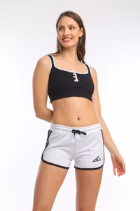 Sport Shorts vit-svart färg