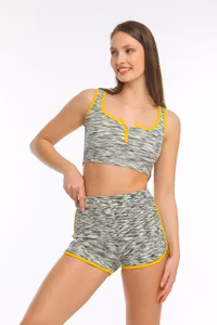 Crop top och shorts set