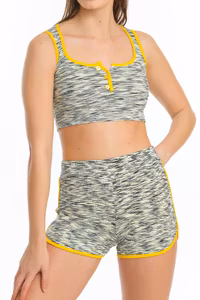 Crop top och shorts set