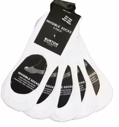 5 Par Exklusiva ankelstrumpor vit färg