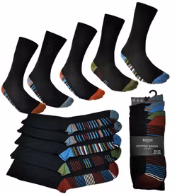5 Par Exklusiva Herr strumpor