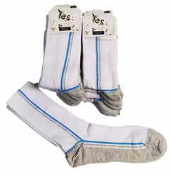 12 Par Tennis Strumpor Storlek 40-45