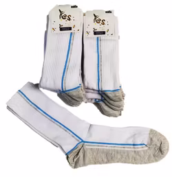 12 Par Tennis Strumpor Storlek 40-45