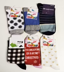 6 Par Dam Strumpor-Socks Storlek 35-38