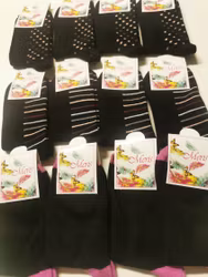 12 Par Dam Strumpor-Socks Storlek 35-38