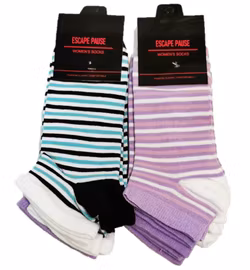 6 Par Ankelstrumpor Strl-36-40