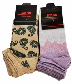 6 Par Ankelstrumpor Strl-36-40