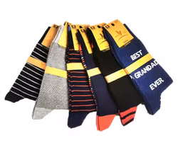 6 Par Herr Strumpor Storlek 40-45