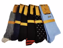 6 Par Herr Strumpor Storlek 40-45