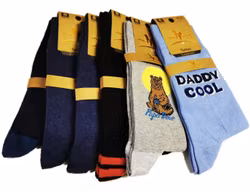 6 Par Herr Strumpor Storlek 40-45