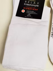 Diabetesstrumpor 3 par vit färg-Lös resår strumpor   Strl-39-42