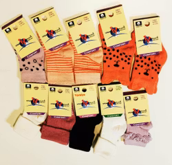 10 Par Barn-Baby strumpor 0-3 månad