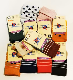 10 Par Barn-Baby strumpor 0-3 månad