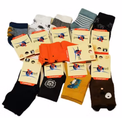 10 Par Barn-Baby strumpor 0-6 månad (14-16)