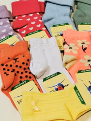 10 Par Barn-Baby strumpor 6-12 månad(17-21)