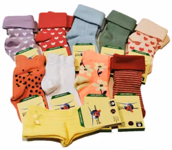 10 Par Barn-Baby strumpor 6-12 månad(17-21)