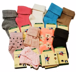 10 Par Barn-Baby strumpor 6-12 månad(17-21)