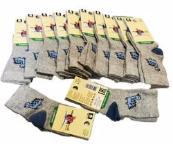 12 Par Barn-Baby strumpor 6-12 månad(17-21)