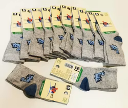 12 Par Barn-Baby strumpor 6-12 månad(17-21)