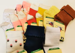 10 Par Barn-Baby strumpor 6-12 månad(17-21)