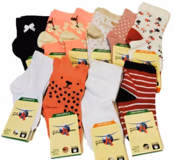 10 Par Barn-Baby strumpor 6-12 månad(17-21)