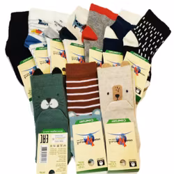 10 Par Barn-Baby strumpor 6-12 månad(17-21)