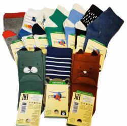 10 Par Barn-Baby strumpor 6-12 månad(17-21)