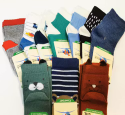 10 Par Barn-Baby strumpor 6-12 månad(17-21)