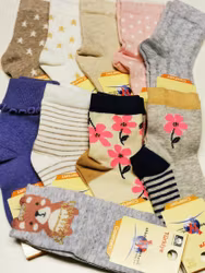 10 Par Barn-Baby strumpor 1-2 år (22-24)