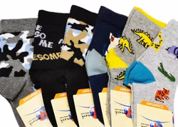 6 Par Barn-Baby strumpor 1-2 år (22-24)